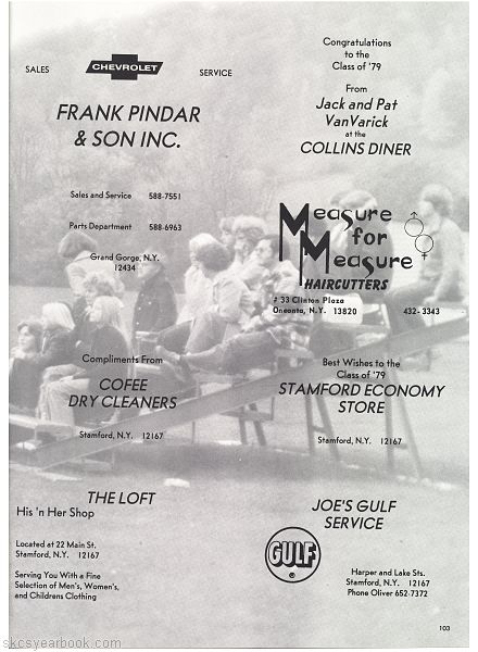 SKCS Yearbook 1979102 South Kortright Central School Almedian