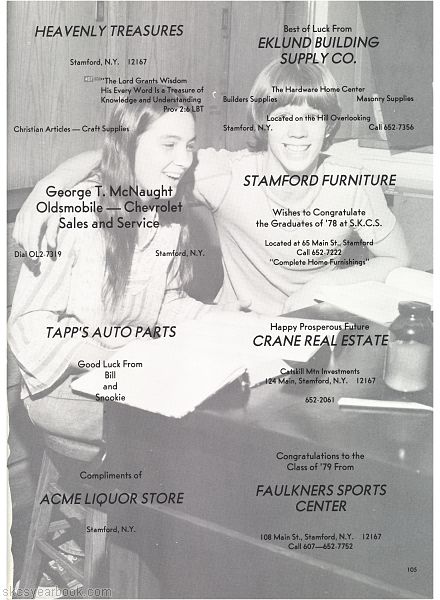 SKCS Yearbook 1979104 South Kortright Central School Almedian