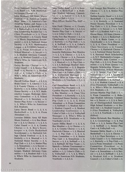 SKCS Yearbook 198030 South Kortright Central School Almedian