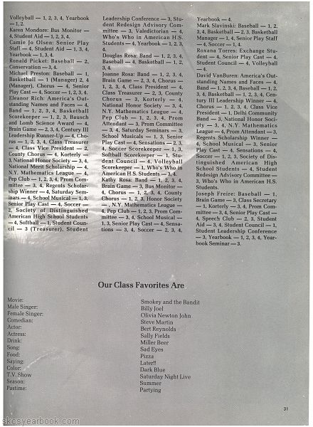 SKCS Yearbook 198030 South Kortright Central School Almedian