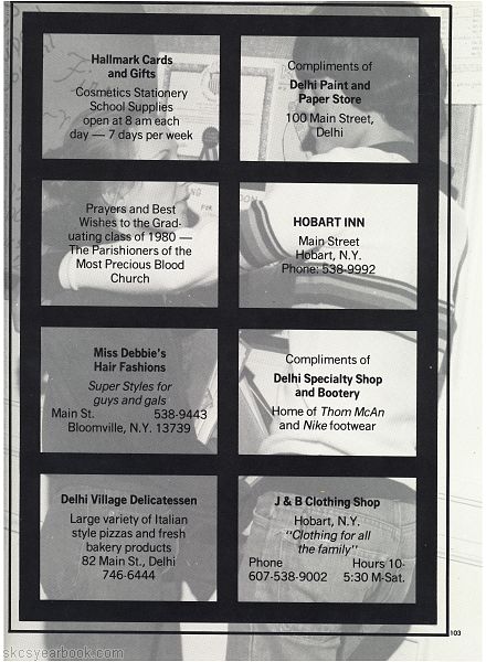 SKCS Yearbook 1980102 South Kortright Central School Almedian