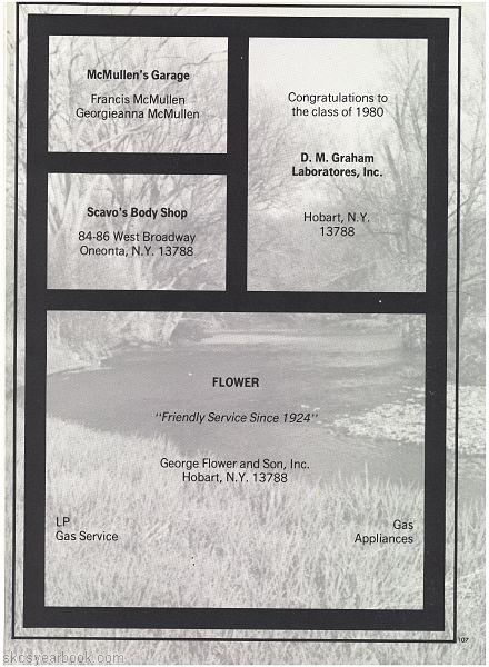 SKCS Yearbook 1980106 South Kortright Central School Almedian