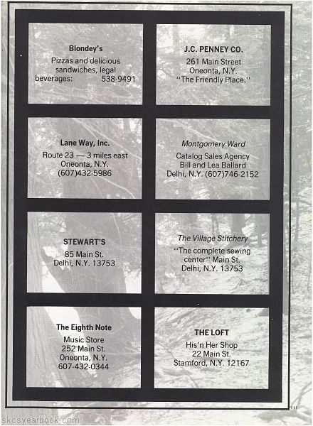 SKCS Yearbook 1980110 South Kortright Central School Almedian