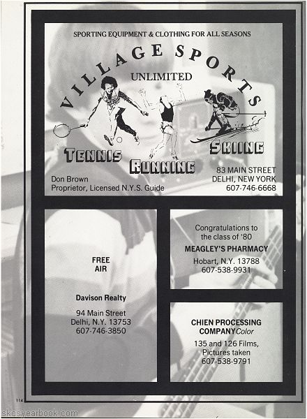 SKCS Yearbook 1980114 South Kortright Central School Almedian