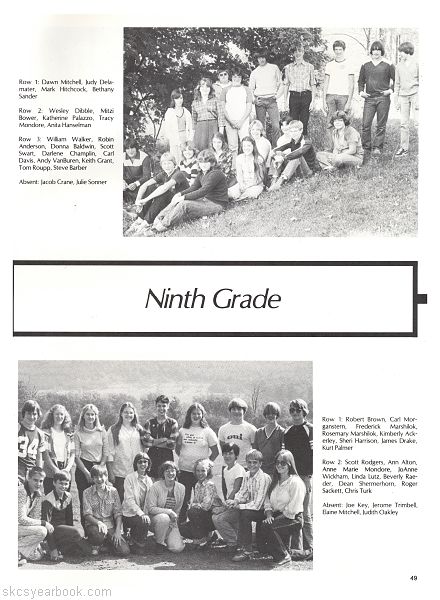 SKCS Yearbook 198149 South Kortright Central School Almedian