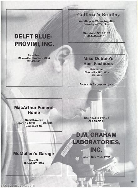 SKCS Yearbook 1982110 South Kortright Central School Almedian