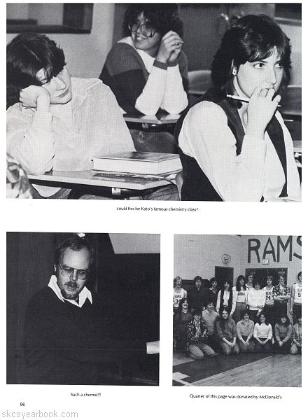 SKCS Yearbook 198396 South Kortright Central School Almedian