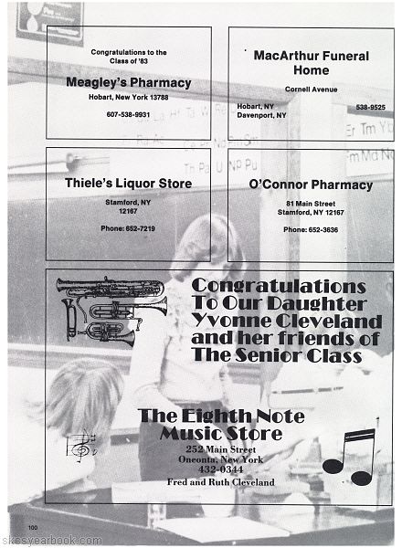 SKCS Yearbook 1983100 South Kortright Central School Almedian