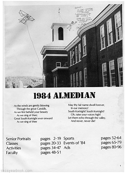 SKCS Yearbook 19840 South Kortright Central School Almedian