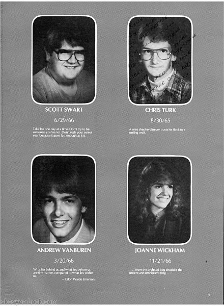 SKCS Yearbook 19846 South Kortright Central School Almedian