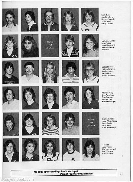 SKCS Yearbook 198420 South Kortright Central School Almedian