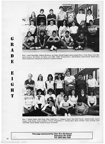 SKCS Yearbook 198424 South Kortright Central School Almedian