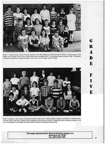 SKCS Yearbook 198426 South Kortright Central School Almedian