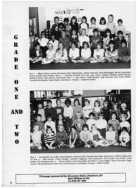 SKCS Yearbook 198430 South Kortright Central School Almedian