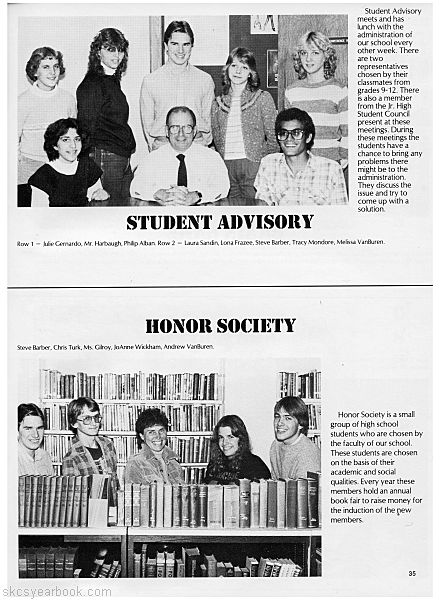SKCS Yearbook 198434 South Kortright Central School Almedian