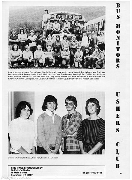 SKCS Yearbook 198436 South Kortright Central School Almedian
