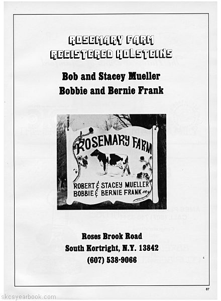 SKCS Yearbook 198486 South Kortright Central School Almedian